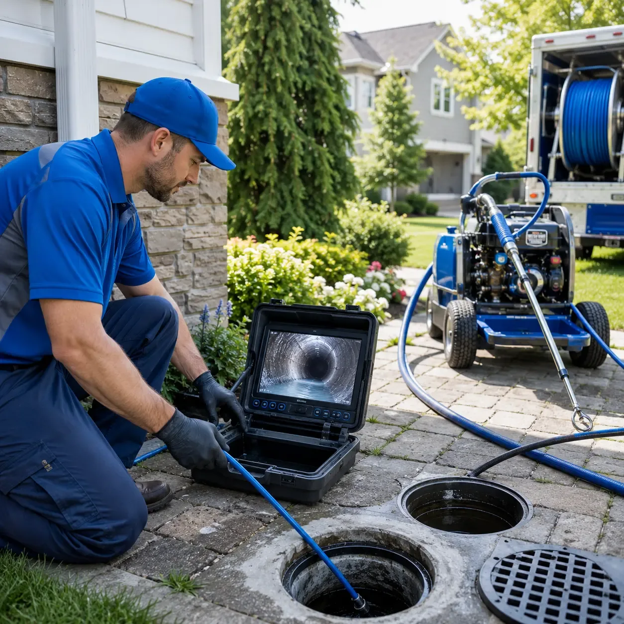 Outdoor drain cleaning professionals serving Rogers, TX